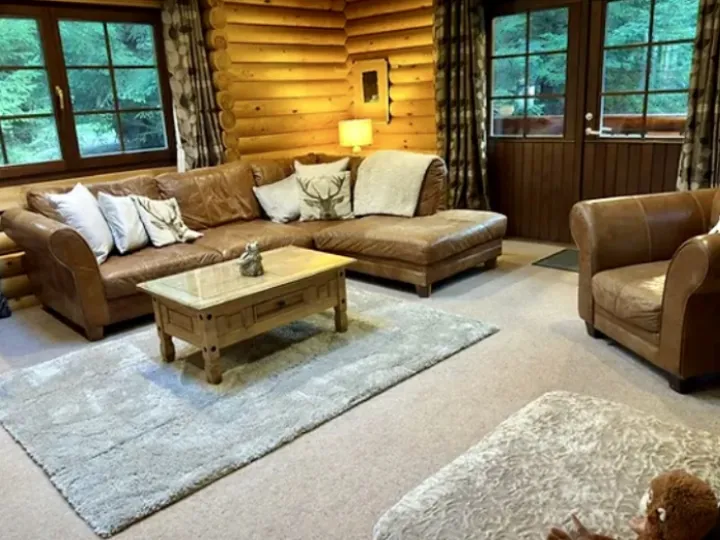 Wooden Lodge in Felmoor Park, Northumberland